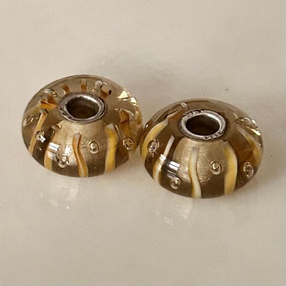 TROLLBEADS Dewdrops Golden Bubbles & Swirls LAA 925S NEW! $ per Bead - Picture 9 of 9